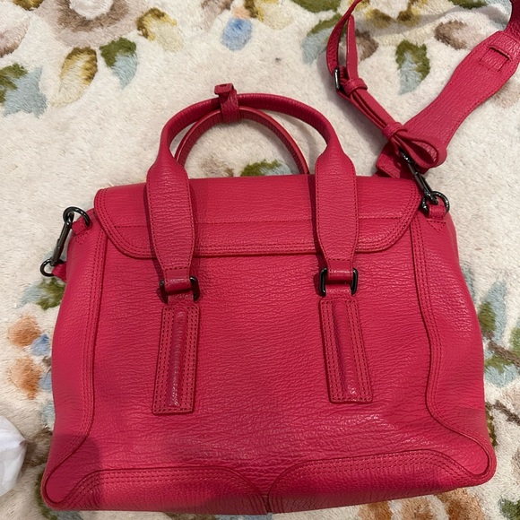 3.1 Philip Lim Raspberry Medium Pashli Satchel - Picture 4 of 7